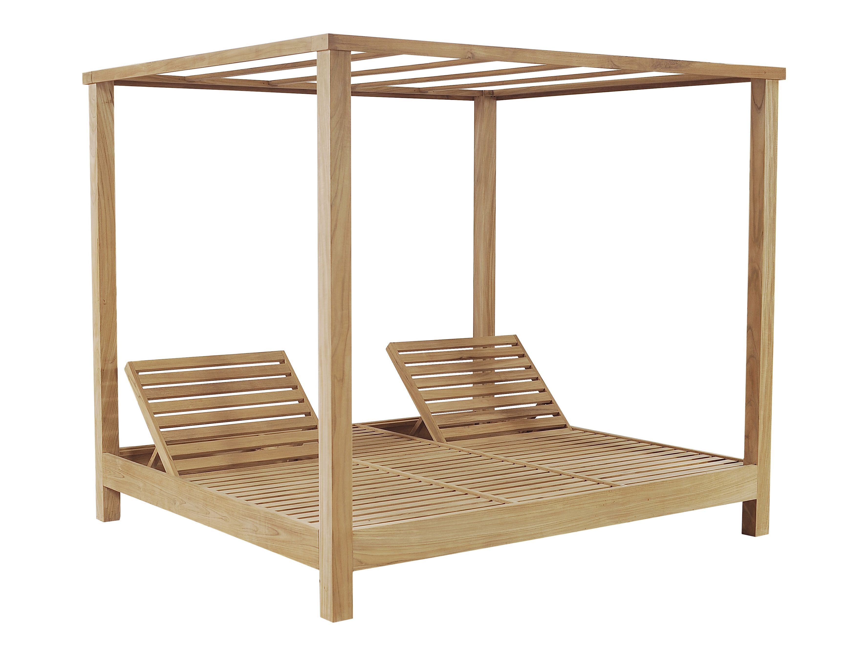 Садовая кровать из тикового дерева с балдахином cbdesign Zen ARCH-00057719