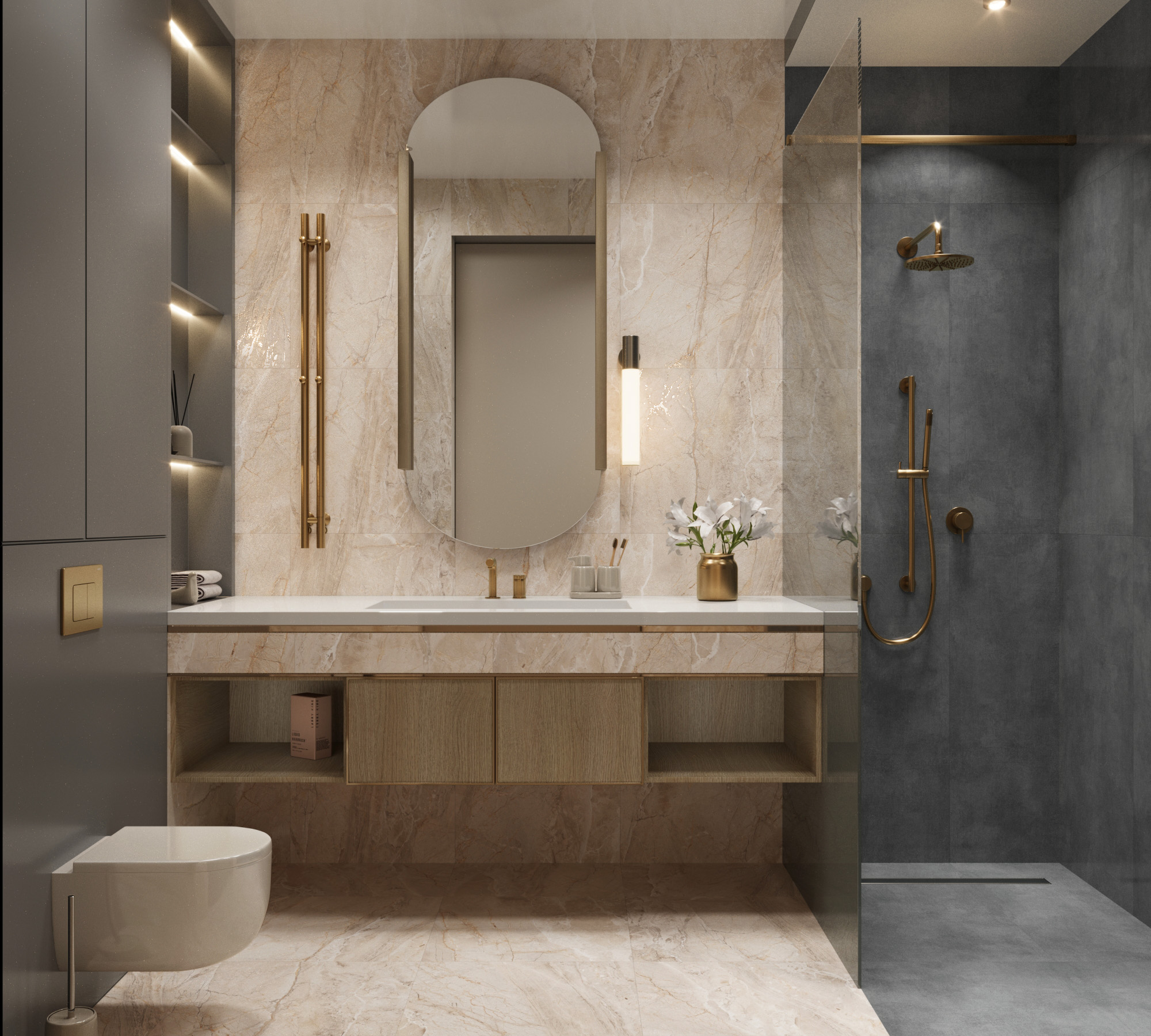 Керамогранит INTERA CREMA 60х60 Arcadia Ceramica CR6009-A 