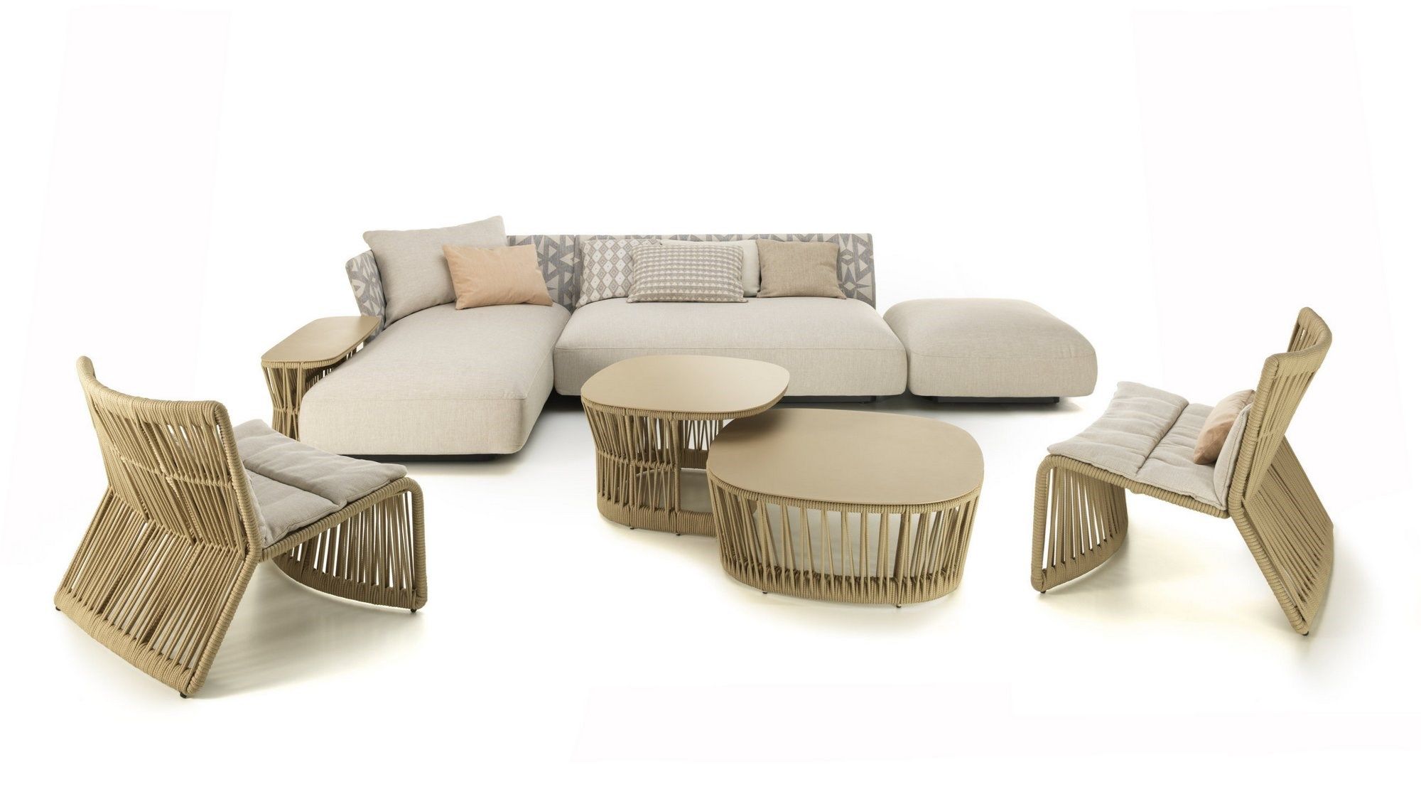 Квадратный низкий садовый столик Talenti ARCH-00034434 - Вид №3