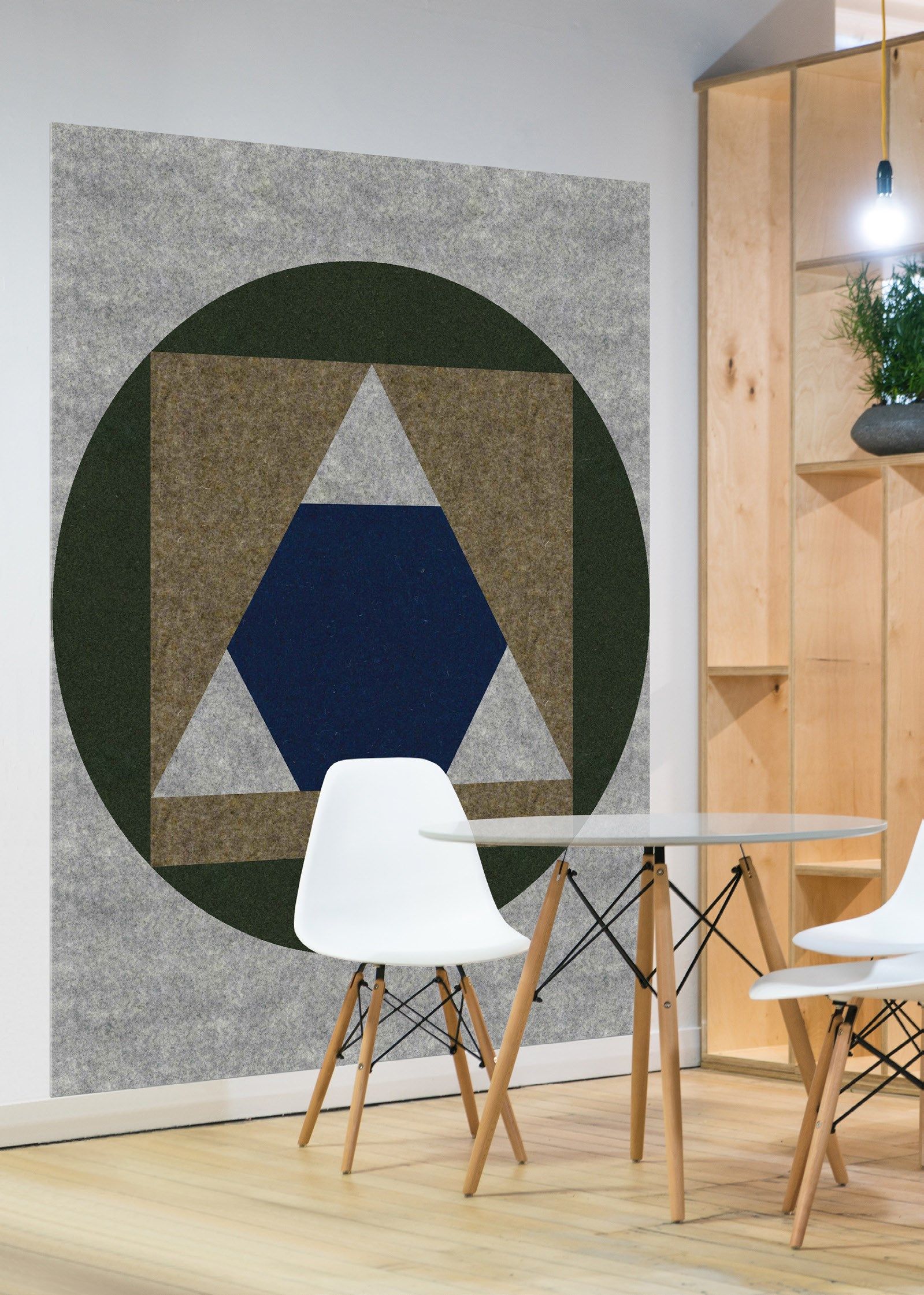 Акустическая панель Slalom ДИЗАЙН ФОРМЫ ИЗ ВОЙЛОКА ARCH-00095357 - Вид №1