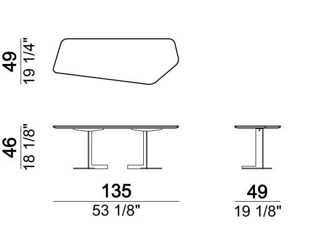 Мраморный журнальный столик для гостиной Arketipo LITH ARCH-00004060 - Вид №3