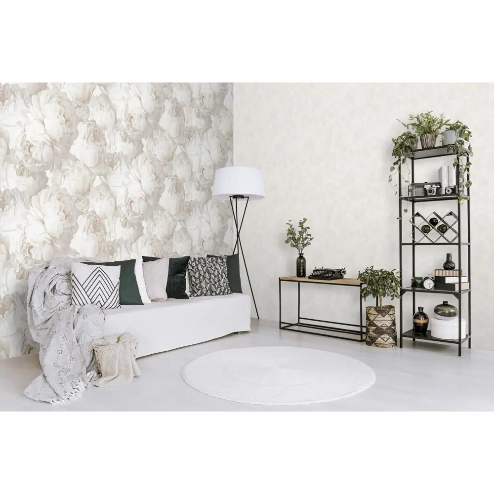 Обои флизелиновые Victoria Stenova Peony бежевые 1.06 м VS585341 STLM-2082179 - Вид №5