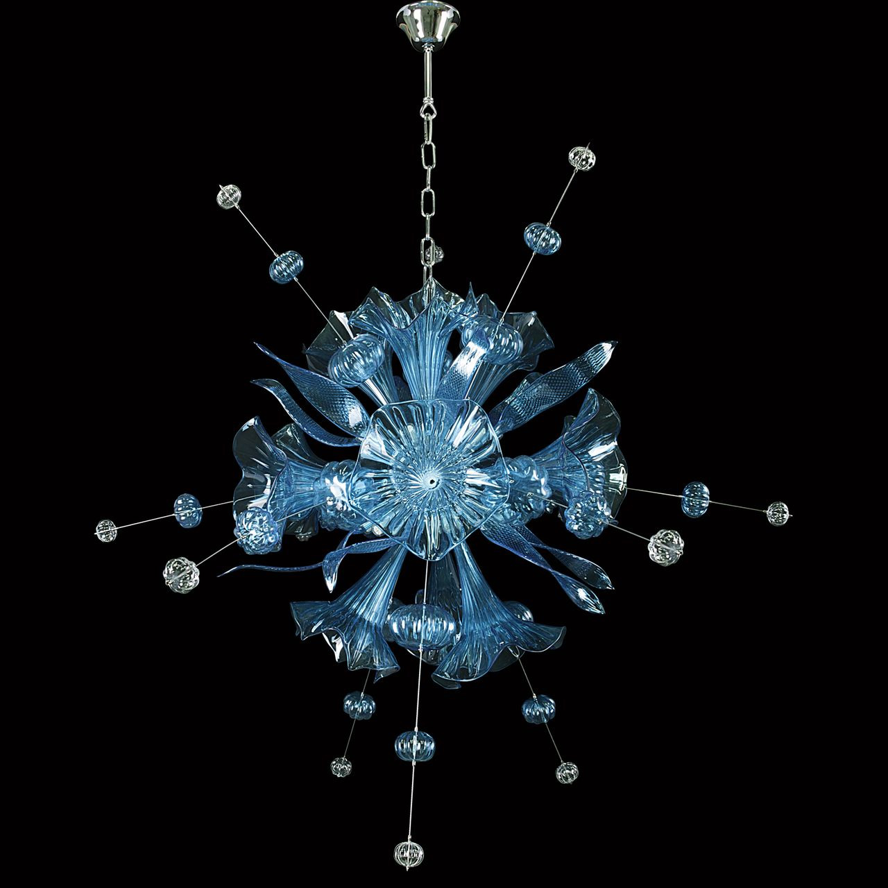 Подвесная люстра Lightstar Celesta 893121 LIGHTSTAR ДИЗАЙНЕРСКИЕ, CELESTA 057541 Голубой  - Вид №2