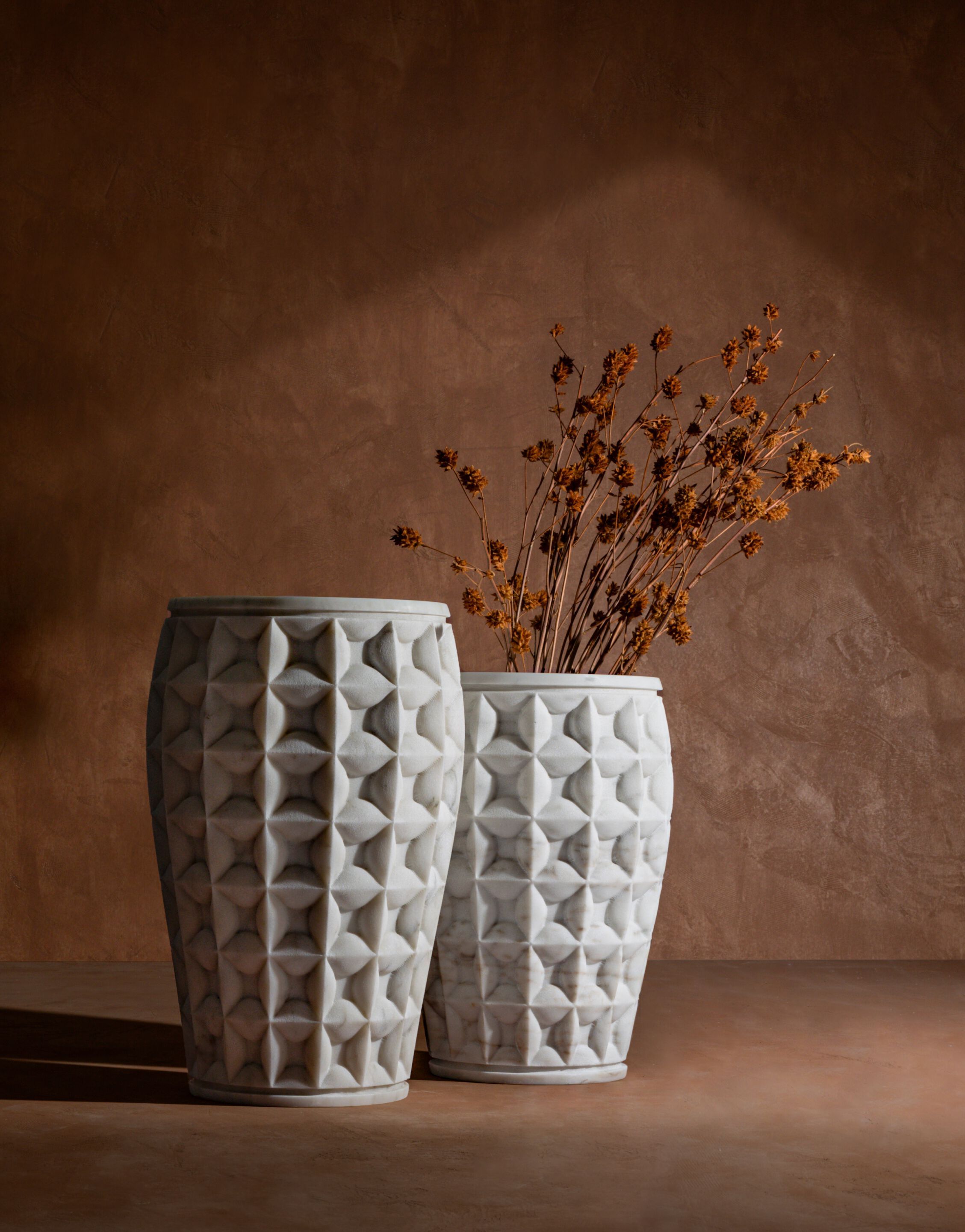 Круглая мраморная ВАЗа Kreoo Dawn ARCH-00018484 - Вид №1