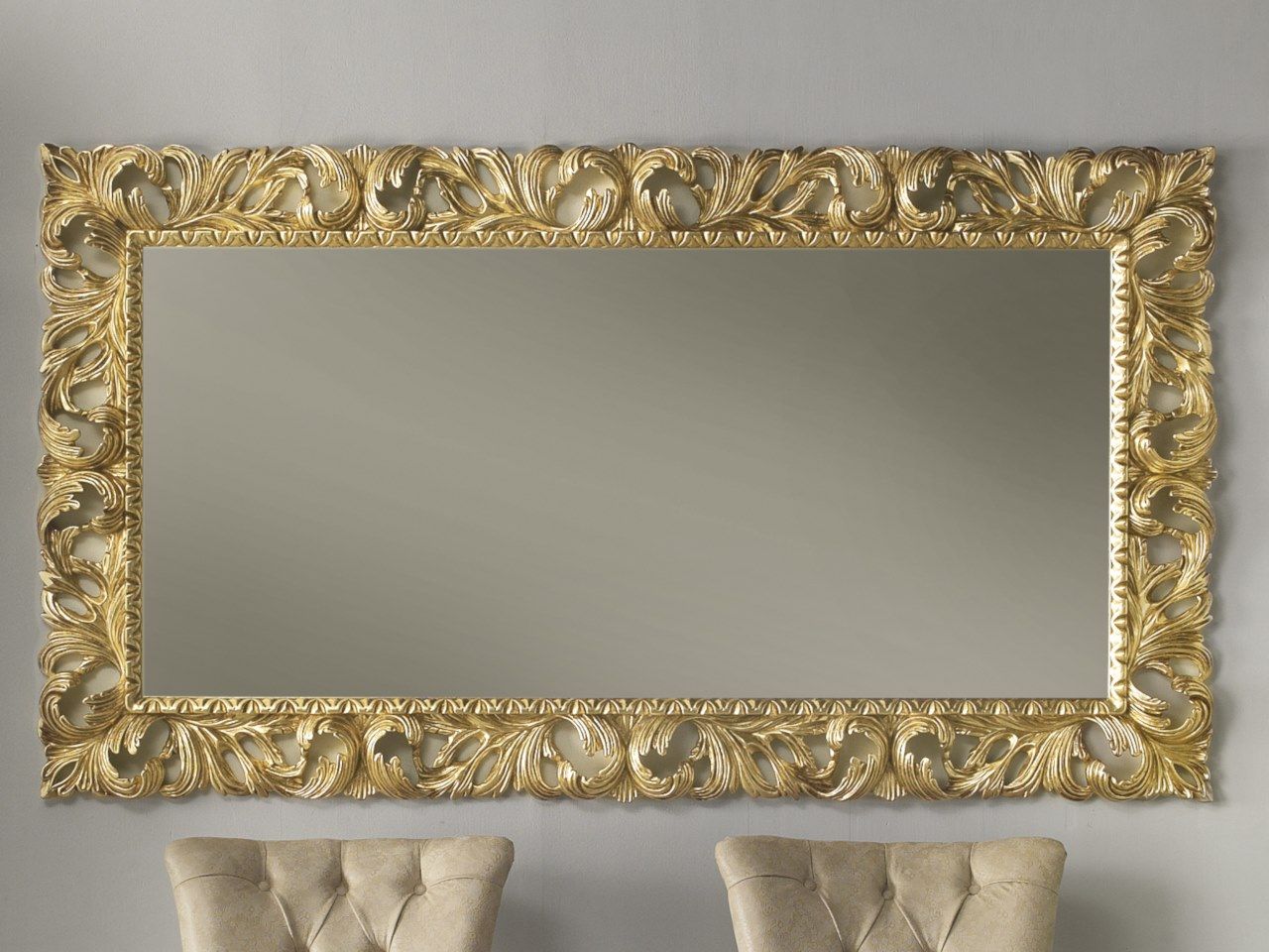 Прямоугольное зеркало с рамой стены CASA +39 бриллиант ARCH-00040768