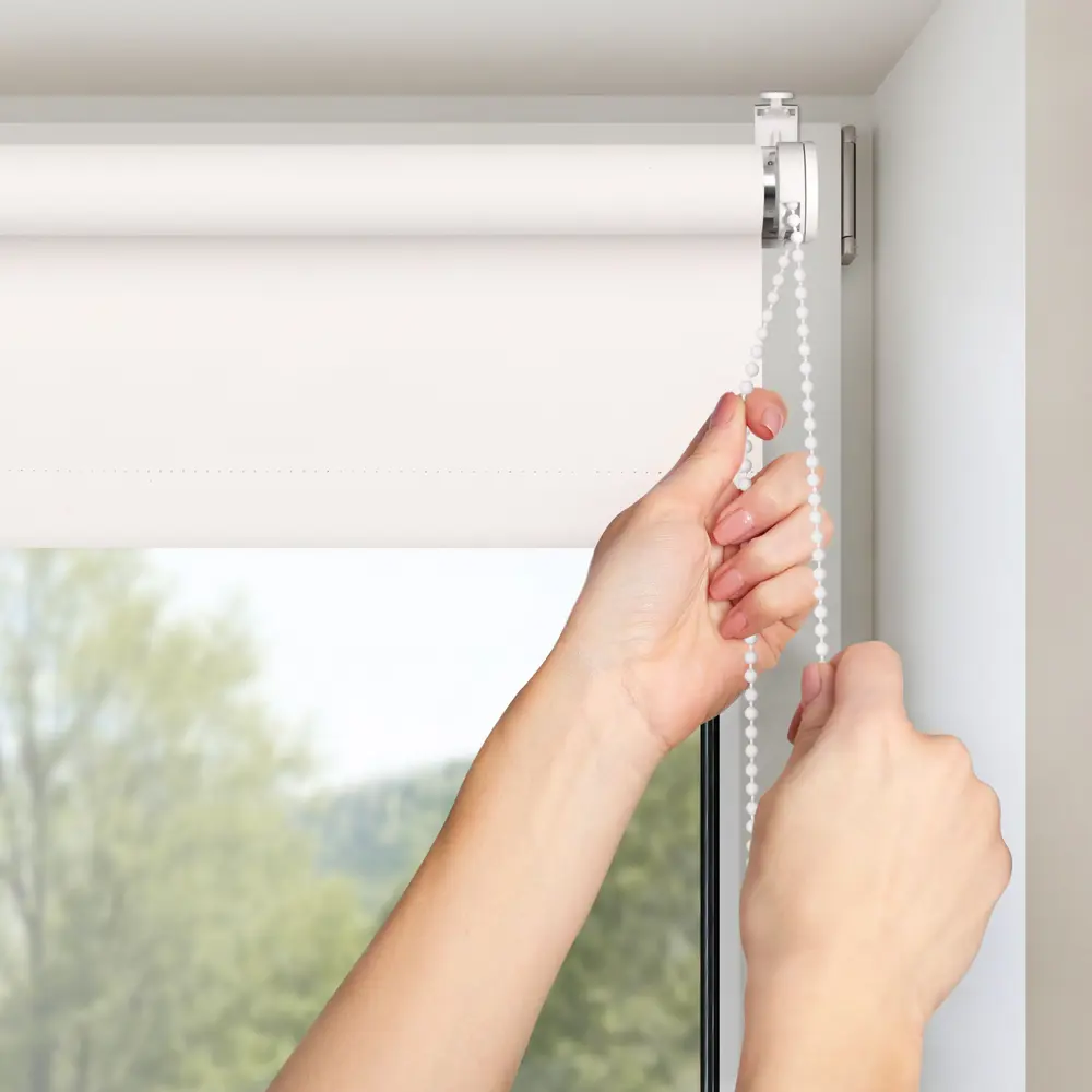 Штора рулонная блэкаут 70x160 см белая PRAKTO BLACKOUT STLM-2083028 - Вид №3