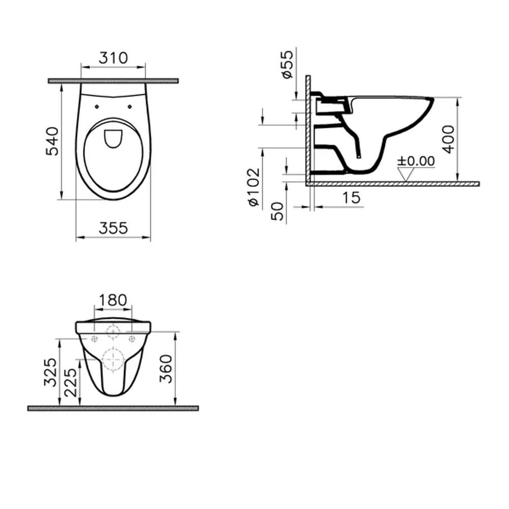 Сет инсталляция с унитазом VitrA SpinFlush Spin Flush STLM-2113147 - Вид №17