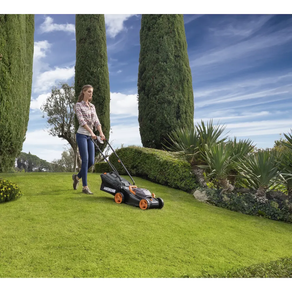 Аккумуляторная газонокосилка WORX WP770E 40В с системой IntelliCut 82600067 STLM-0031098 - Вид №11