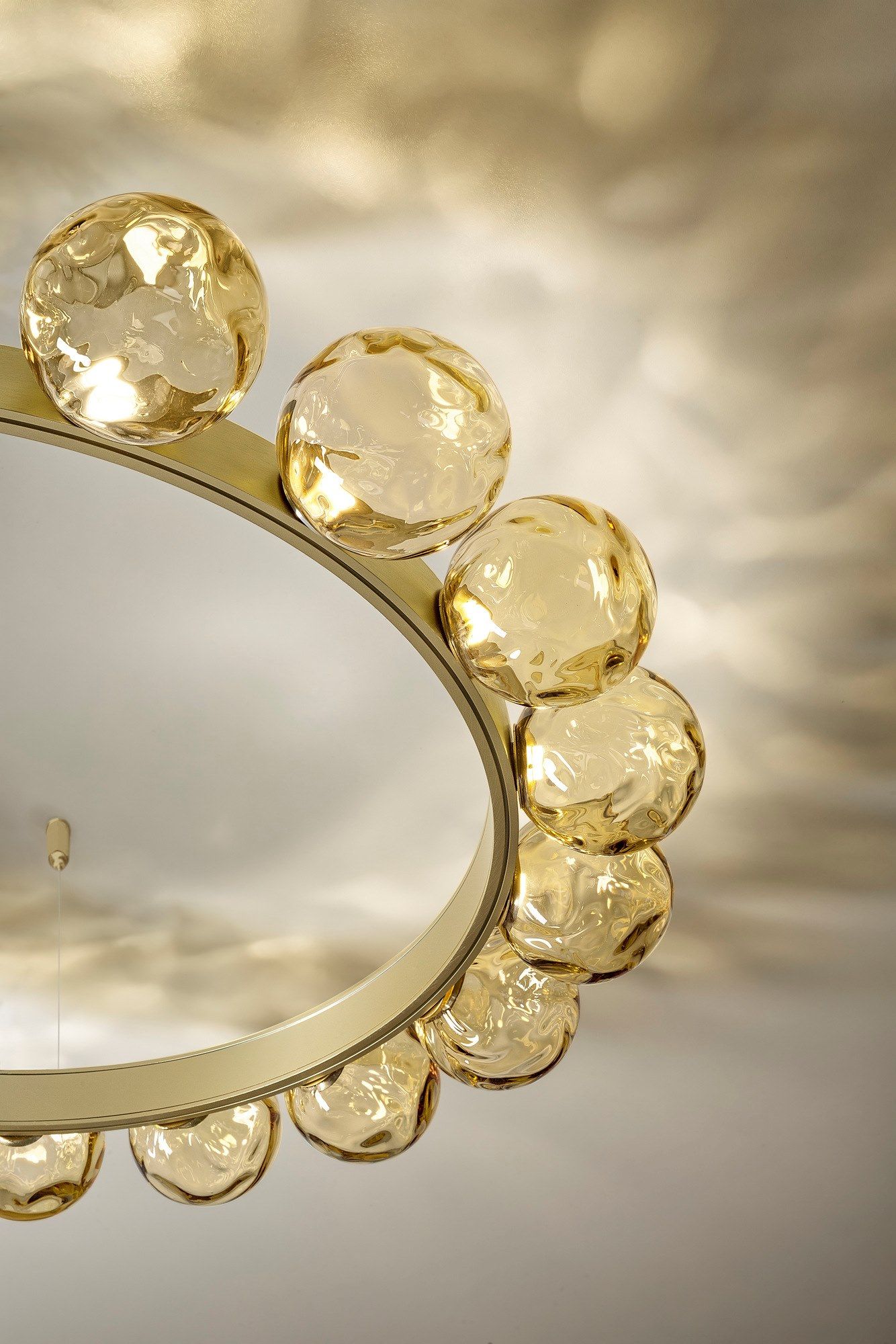 Выдувное стекло светодиодный подвесной светильник Panzeri Muranè R ARCH-00045083 - Вид №10