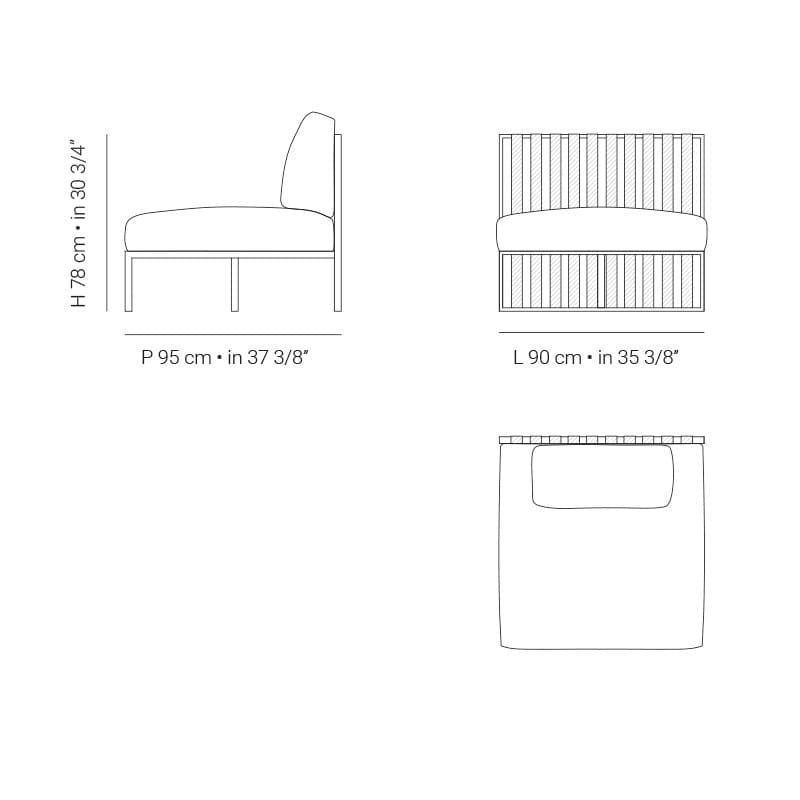 Садовый диван Braid Metropolitan ARCH-00057944 - Вид №6