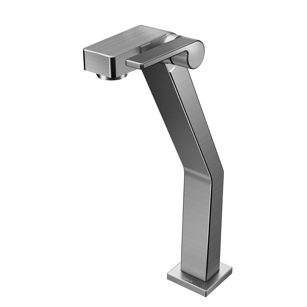 00820370 Смеситель для ванной комнаты с высоким изливом из полированного графита Docol DOCOL STILLO 