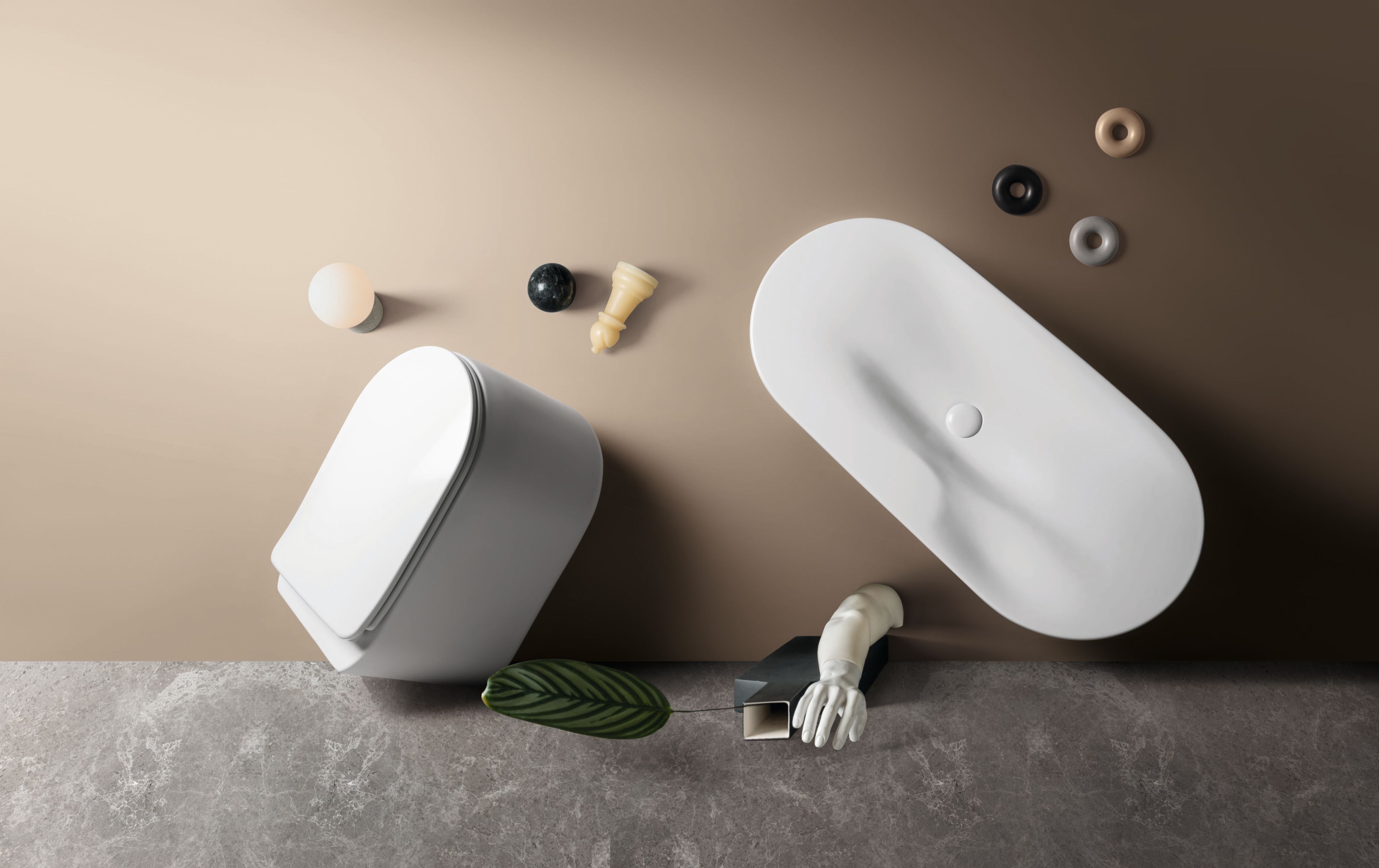 Керамический подвесной туалет Axa Delano ARCH-00126930 - Вид №10