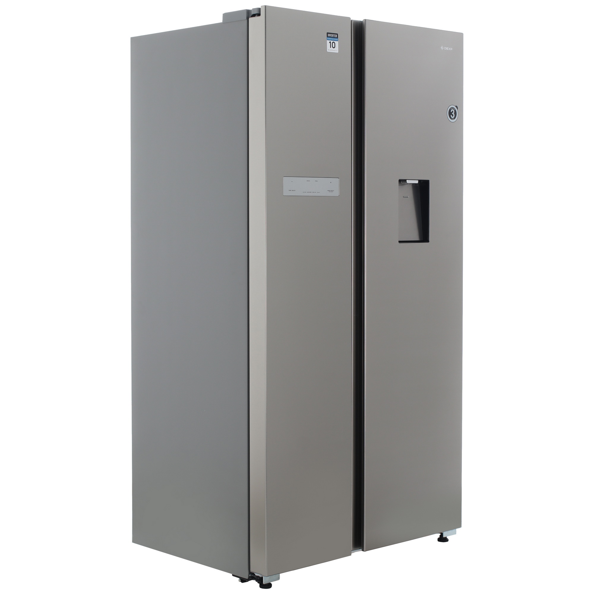 9071484 Холодильник Side by Side   DEXP SBS4-61AMA серебристый STDN-0113117