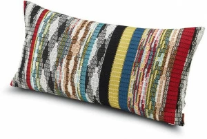 MissoniHome Подушка из разноцветной жаккардовой ткани. Modern iconic