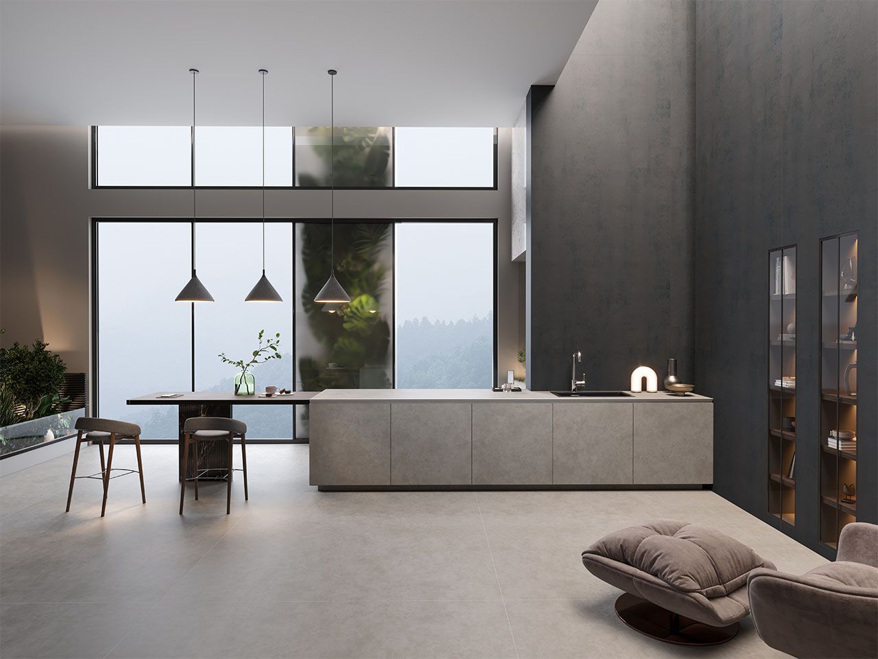 Отделка мебели / столешницы из керамогранита Kaleseramik плиты ARCH-00055935 - Вид №2