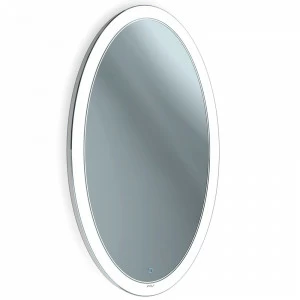 Зеркало в ванную с подсветкой овальное белое 60х100 см Rodeo ALAVANN RODEO 303898 Белый