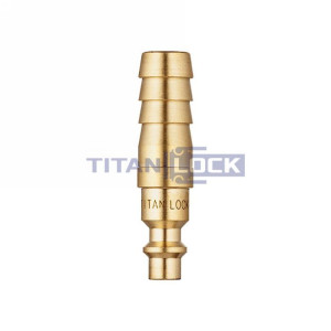 1/2in, БРС серия D, ISO 6150 B, ниппель, хвост под рукав, латунь TL4DMH-B TITAN LOCK