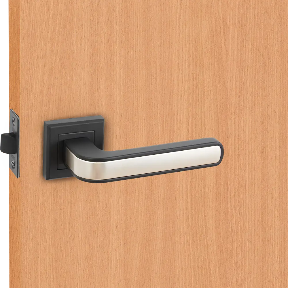 Дверные ручки Edson 360-Z01, без запирания, цвет черный STLM-2153728 - Вид №6