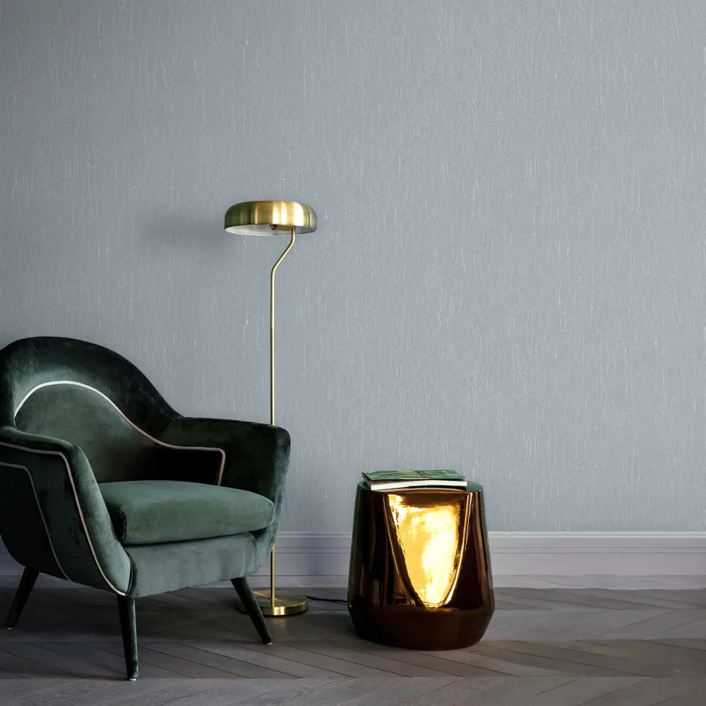 Erismann Bali: серые флизелиновые обои с текстурой штукатурки 89420873 STLM-1572540 - Вид №4