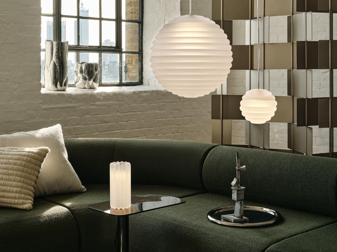 Светодиодный подвесной светильник из ледяного стекла Tom Dixon ARCH-00139773 - Вид №5