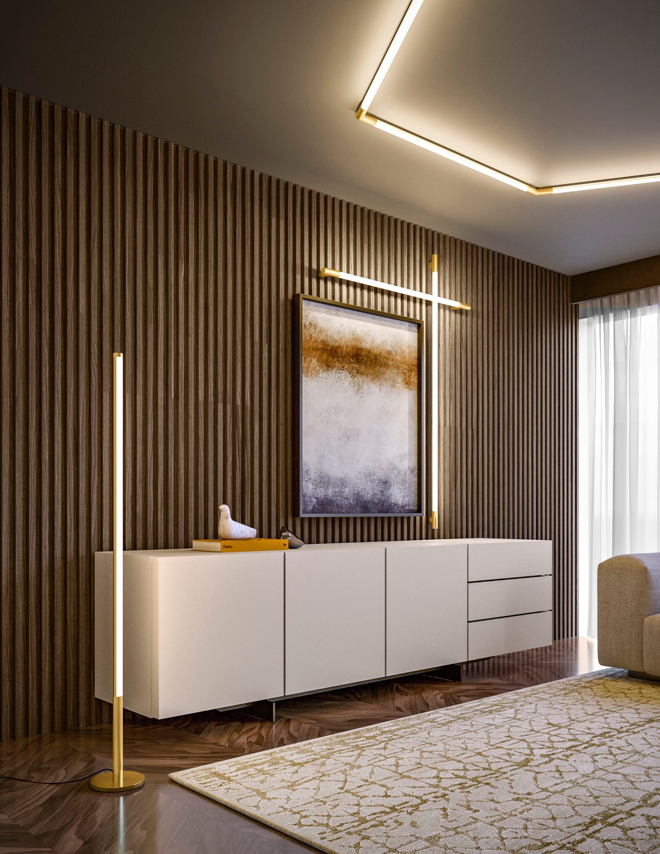 Металл затемняемый светодиодный торшер ZAVA Cosima ARCH-00100362 - Вид №1