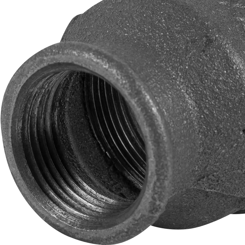 Муфта внутренняя резьба 1 1/2"х1" мм ковкий чугун цвет чёрный Santreyd STLM-2070225 - Вид №1