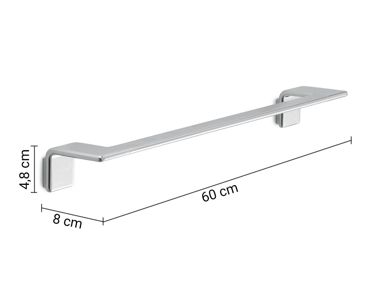 Держатель для полотенец из нержавеющей стали GEDY Il Giglio ARCH-00002146 - Вид №3