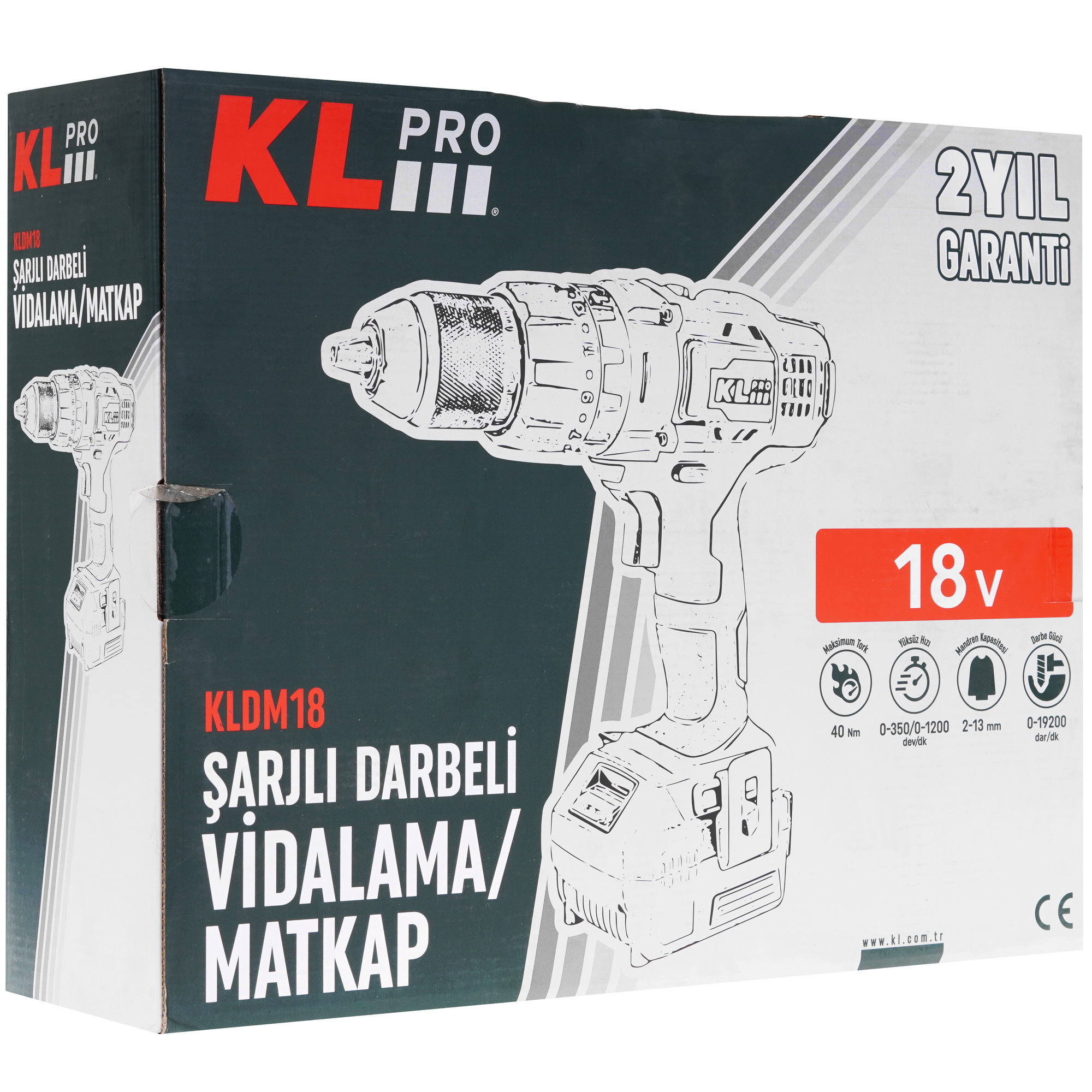 Дрель-шуруповерт KLPRO KLDM18-00   , Без ЗУ, Без АКБ 9153998 STDN-0112614 - Вид №6