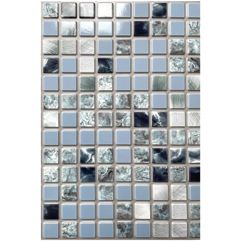 Листовая панель ПВХ Океан синий 480x480x3 мм 0.23 м² GRACE STLM-2127940 - Вид №2