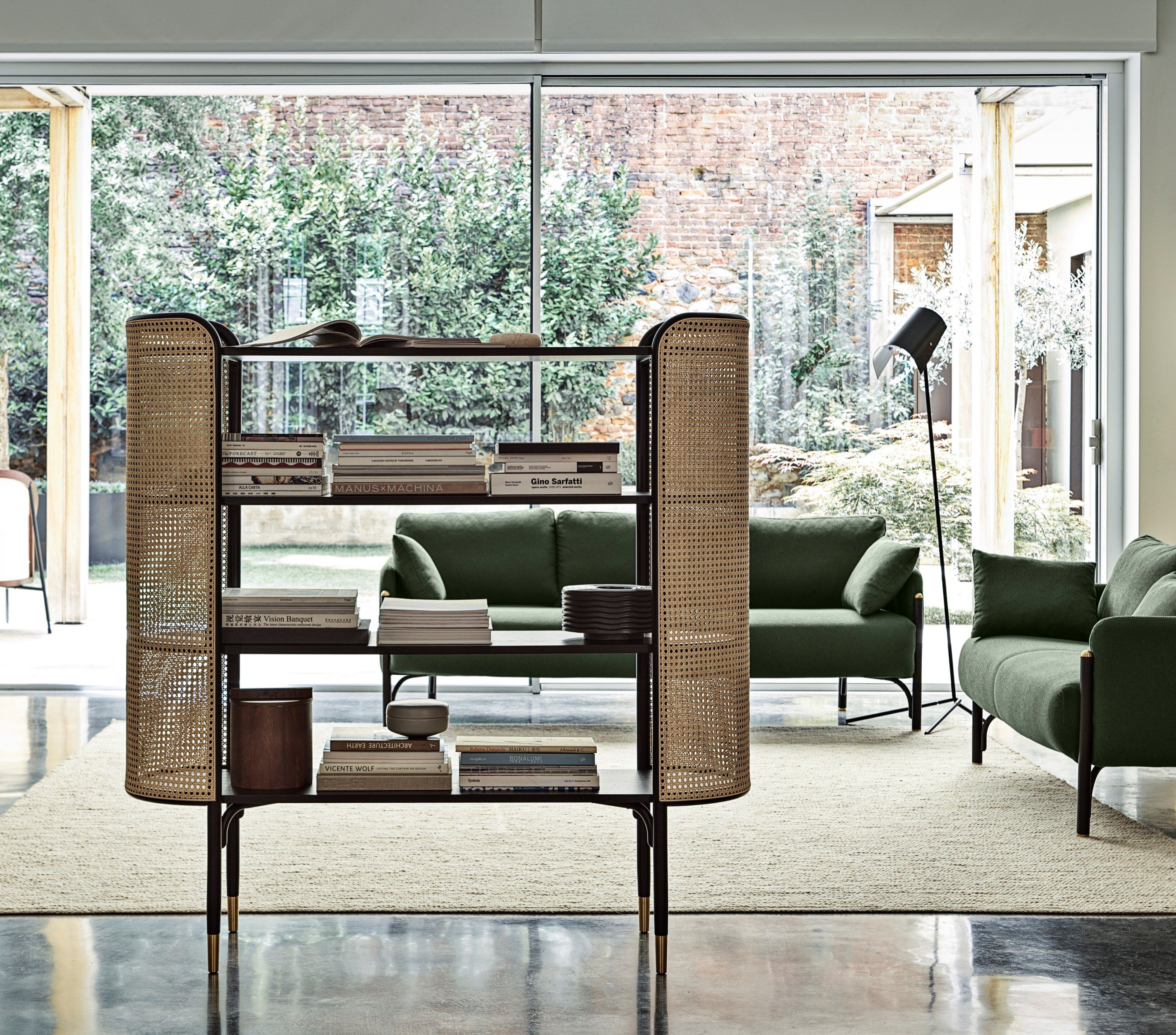 Книжный шкаф из бука и соломы в Вене Wiener GTV Design Mos ARCH-00095513 - Вид №3