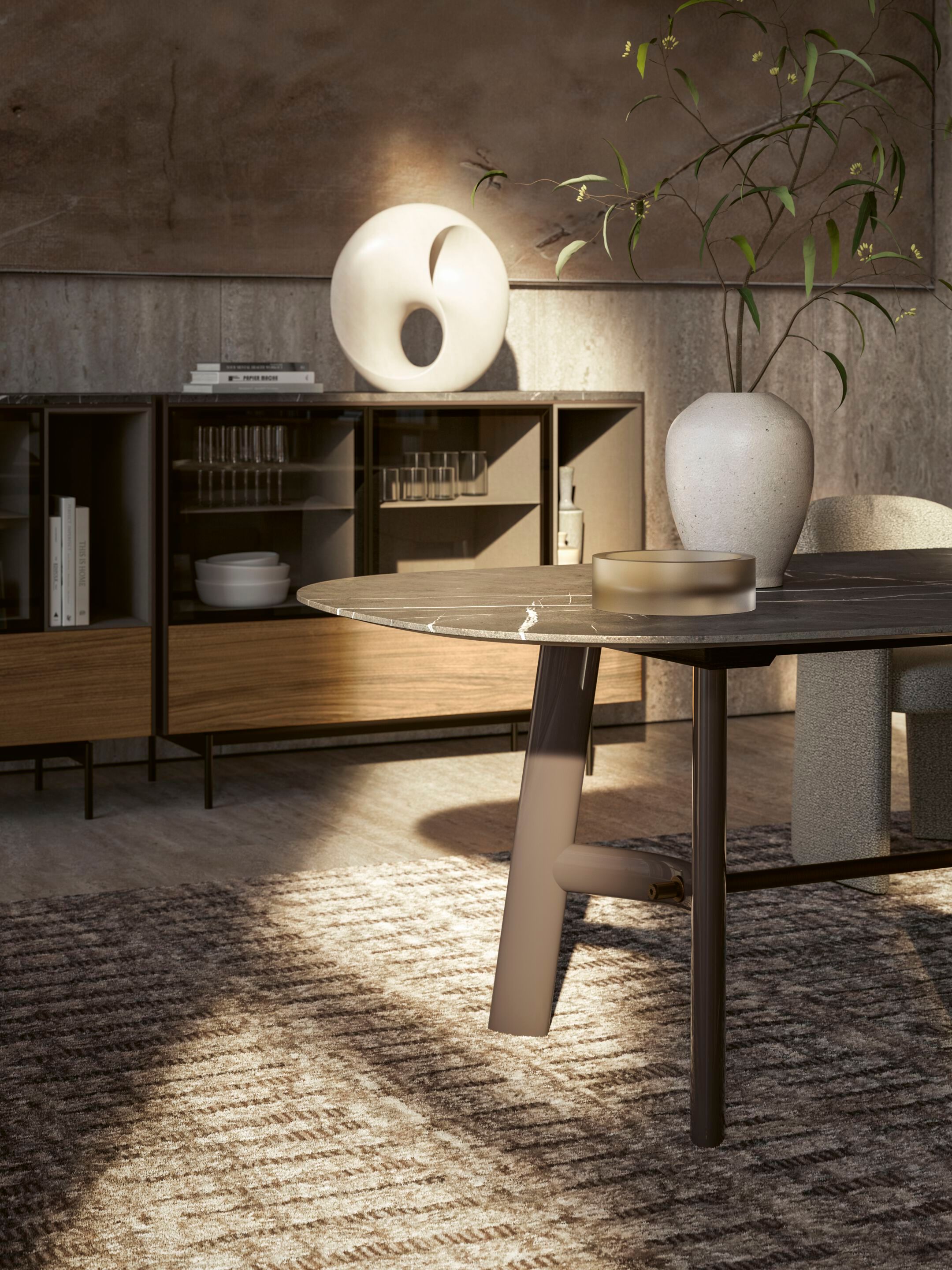 Обеденный стол с ножками мольберта Lema AUGUST ARCH-00044048 - Вид №10