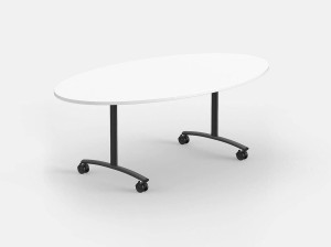 Стол для совещаний с откидным верхом с колесами