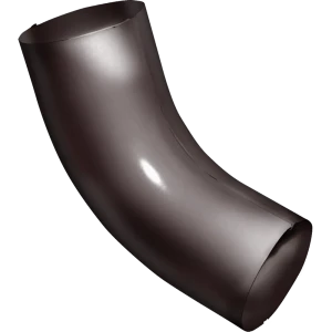 Колено трубы 60° 90 мм цвет шоколад