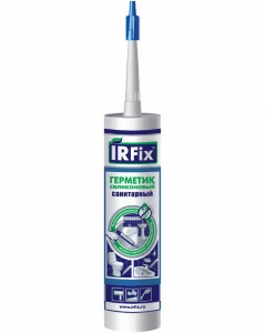 Герметик силиконовый санитарный IRFix белый 310мл