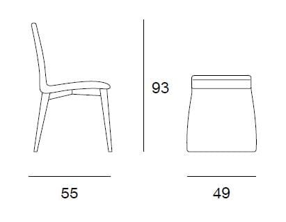 Мягкий стул Pacini & Cappellini AMBRA ARCH-00089953 - Вид №2