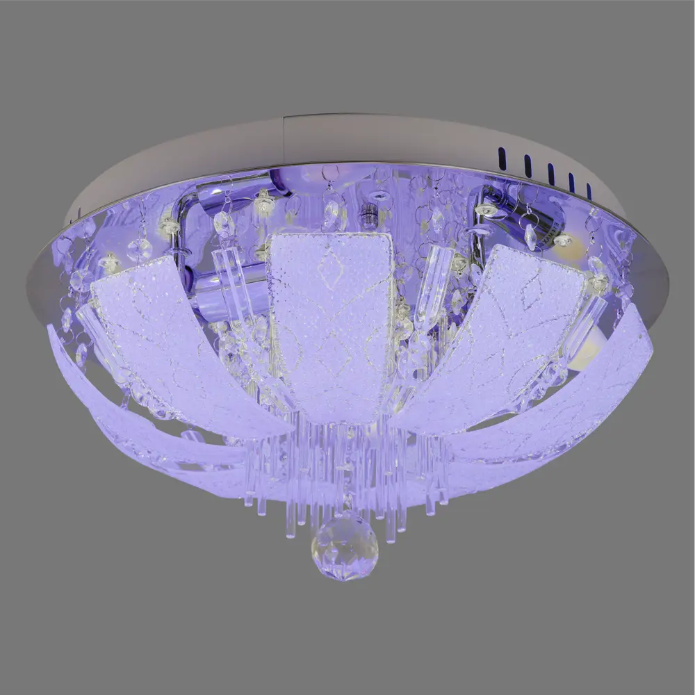 Люстра хрустальная подвесная Пари 4xE14x60 Вт, LED, металл/стекло, цвет хром WINK STLM-2074334 - Вид №15