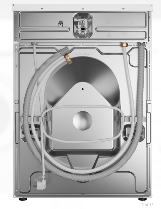5474011 Стиральная машина Asko W4096R.W/3 белый STDN-0094101 - Вид №6