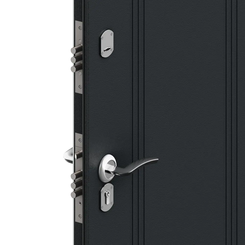 Дверь входная металлическая Оптим 88x205 см правая цвет белая графика DOORHAN STLM-2146472 - Вид №2