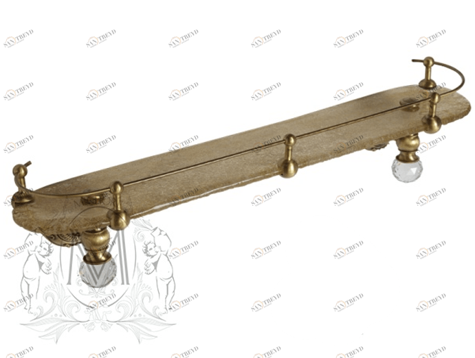 Полка MIGLIORE.CRistalia ML.CRS-60.220.BR - бронза 