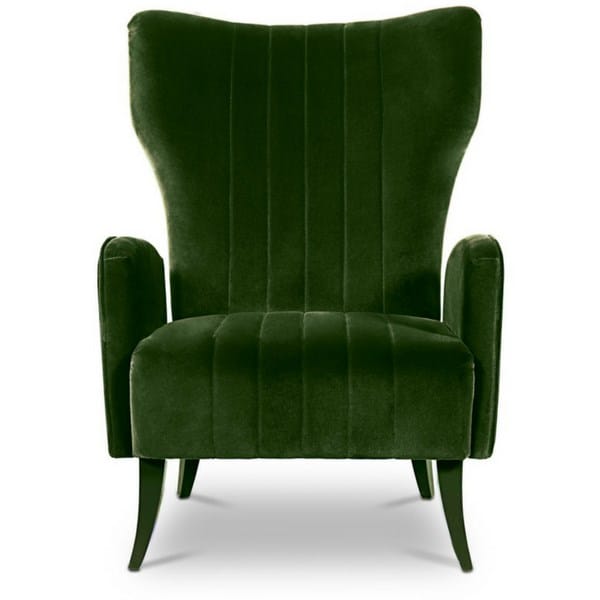 Бархатное кресло с подлокотниками Brabbu ARCH-00004519