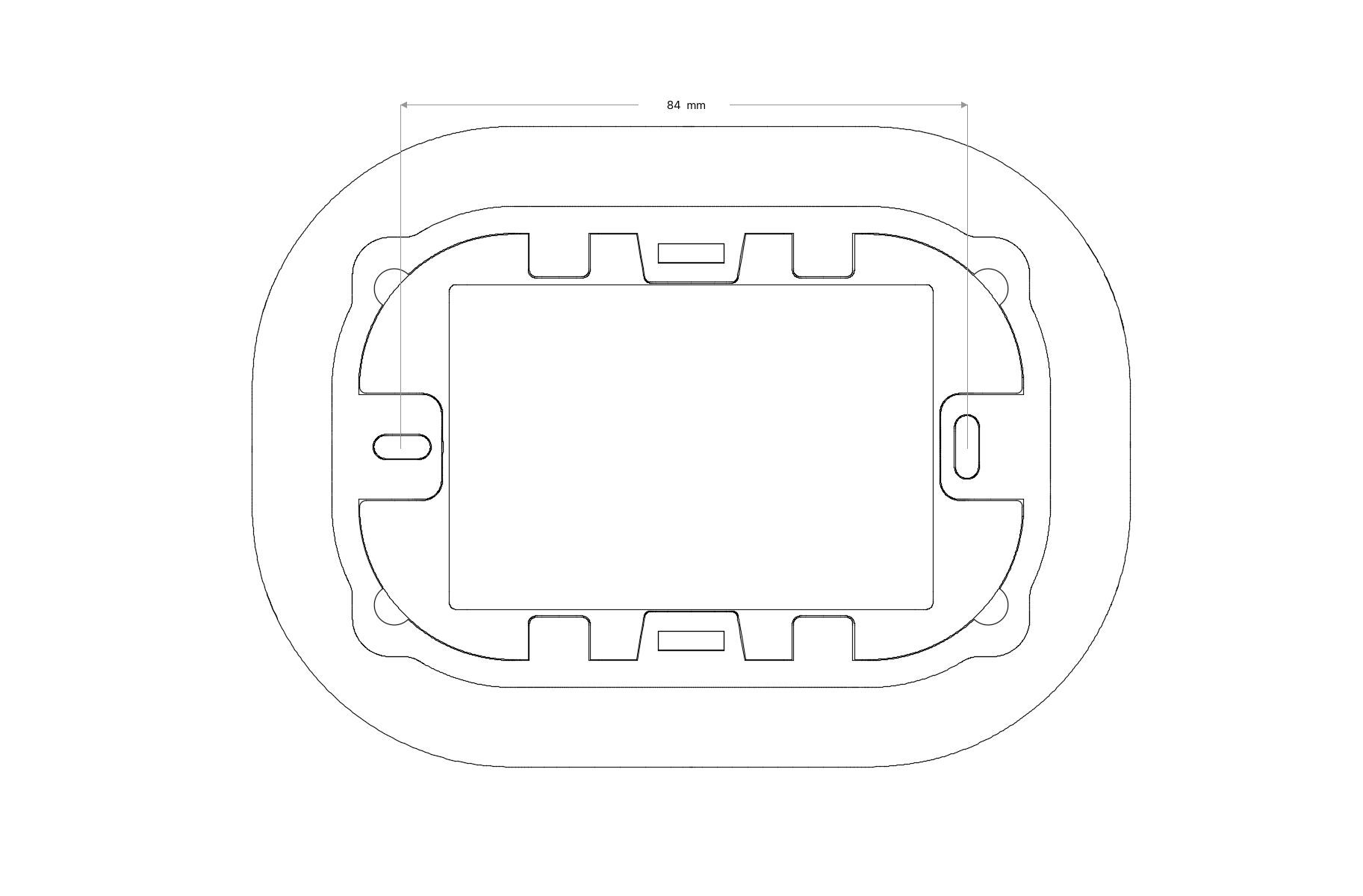 Умный переключатель стекла и ABS WiDesign WIOO MASTER SWITCH MATTER ARCH-00028670 - Вид №3