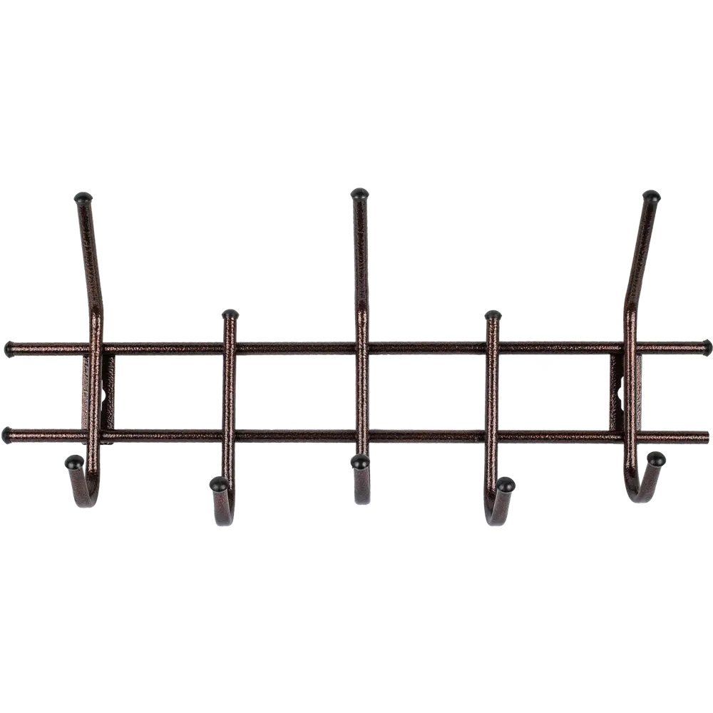 Santreyd Вешалка настенная медная с 5 крючками для эргономичного хранения 10531235 Стандарт STLM-0000630 - Вид №1