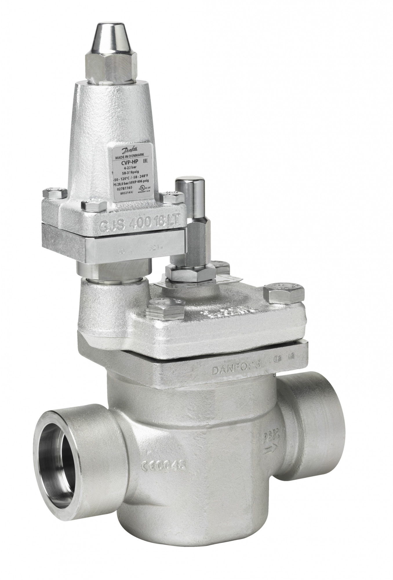 Danfoss ICS — сервоприводные клапаны с пилотным управлением ICS 25-25 Клапан регулятор давления 027H2066 