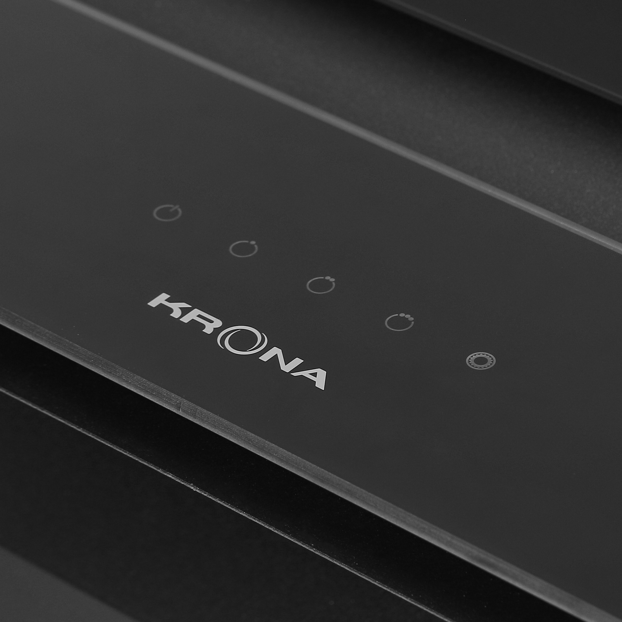 9046665 Вытяжка наклонная KRONA SATURN 600 DN BLACK 4S черный/черный STDN-0088386 - Вид №5