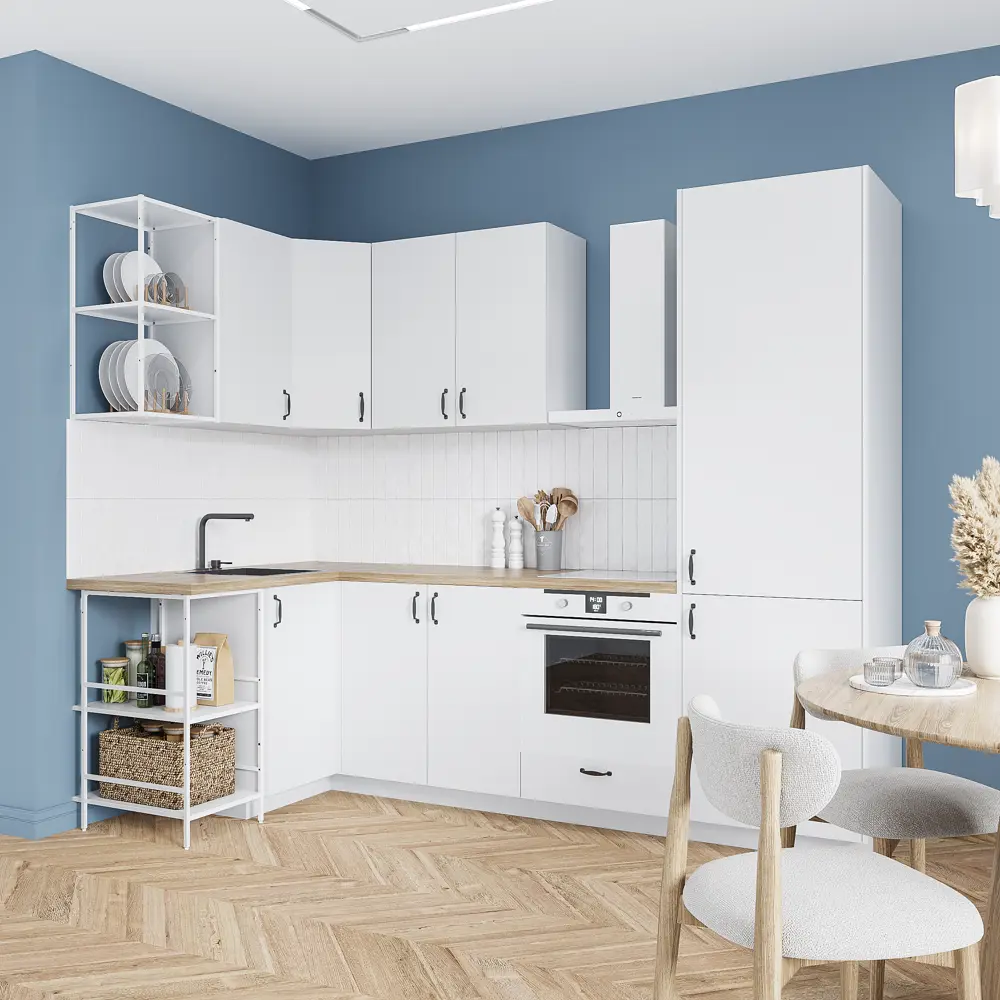 Напольный шкаф KONSENSA для кухни 40x87x56 см белый 89422276 STLM-1566359 - Вид №6