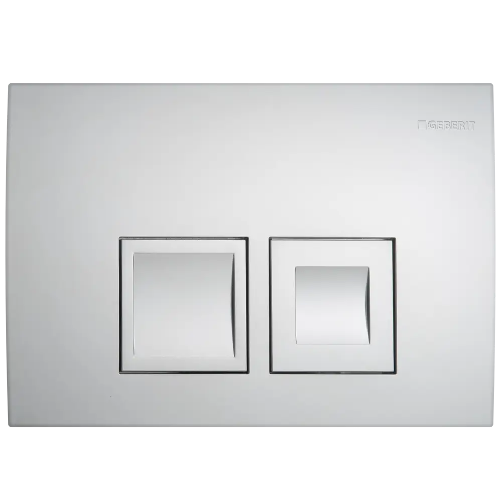 Кнопка двойного слива Delta50, хром матовый Geberit STLM-2136880