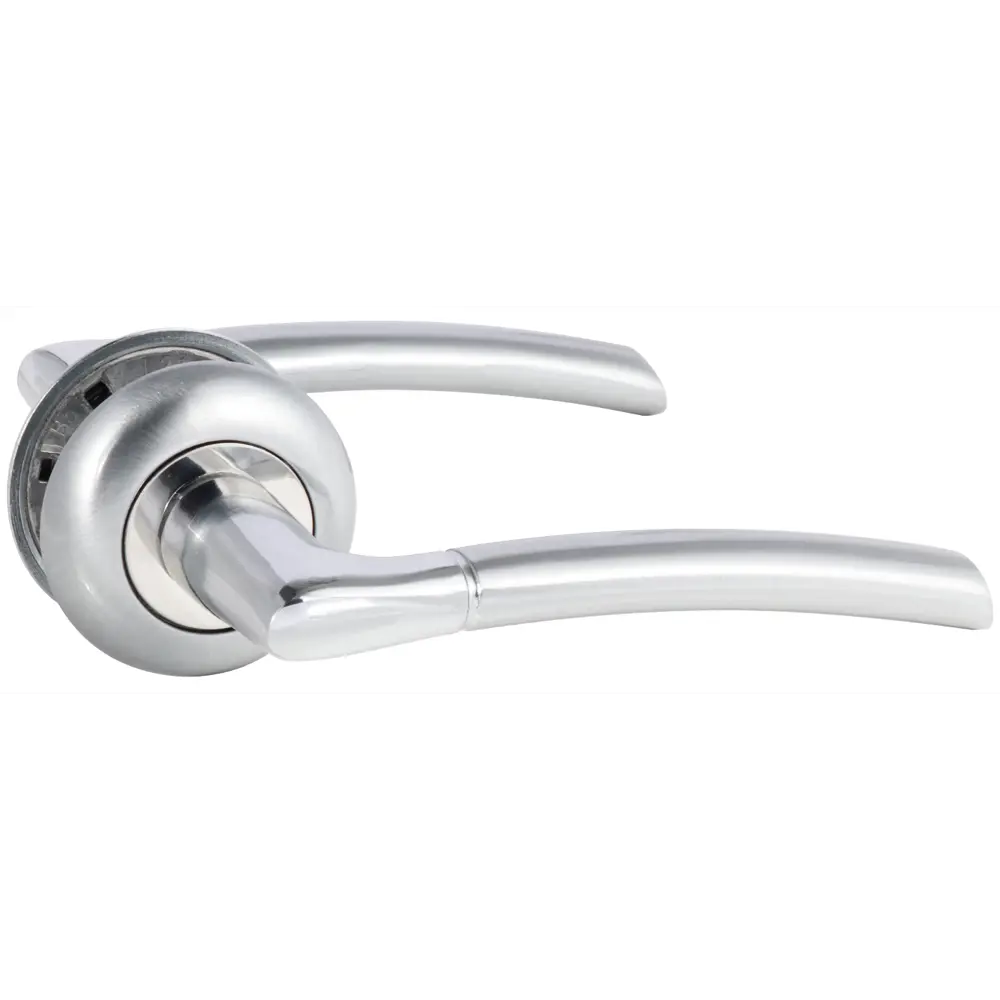 Дверная ручка EDSON EDS-15-Z01 с автовозвратом в матовом хроме 82677952 STLM-0033861