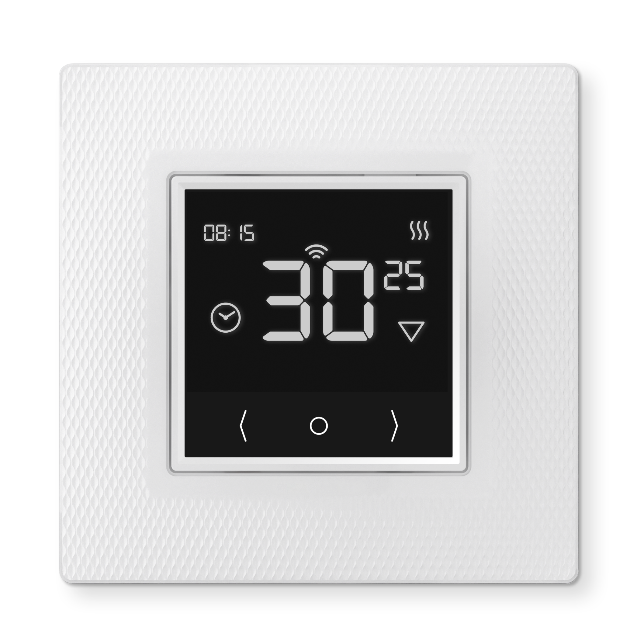82880832 Терморегулятор для теплого пола Ecosmart 25 электронный программируемый цвет белый STLM-0037445 ТЕПЛОЛЮКС