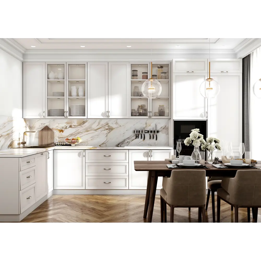 Фасад для кухонного ящика под духовку Реш белый 44.7x16.7 см Delinia ID МДФ цвет белый STLM-2190171 - Вид №4