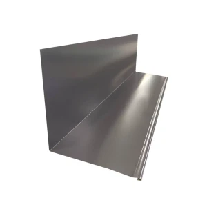 Планка примыкания 145x150x2000 мм 0.4 мм RAL 7024 серый